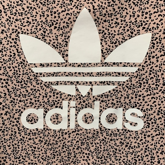 adidas Her Studio London Trefoil French Terry Animal Print Sweatshirt Size M - Picture 5 of 16